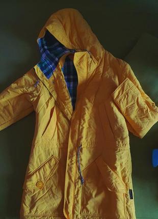 Чоловіча зимова куртка / парка. жовта.1 фото