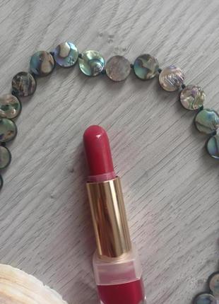 Кремовая помада estee lauder pure color lipstick lasting creme 73 scarlet siren тестер