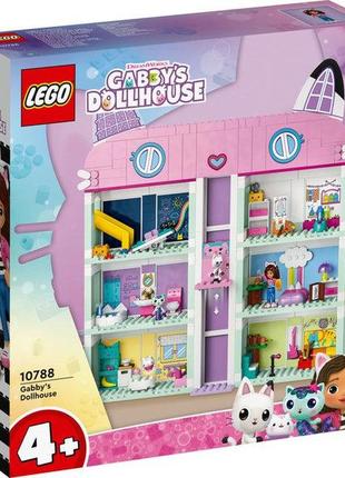 Конструктор lego gabby's dollhouse ляльковий будиночок ґаббі 498 деталей (10788)1 фото