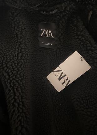 Крутая дубленка zara новая коллекция на м-л4 фото