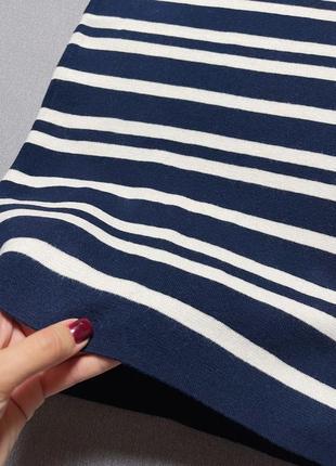 Стильное натуральное платье в полоску crew Towels clothing7 фото