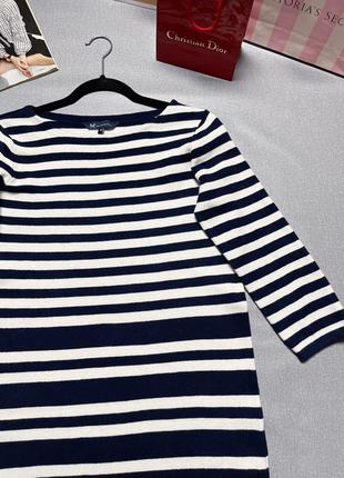 Стильное натуральное платье в полоску crew Towels clothing8 фото