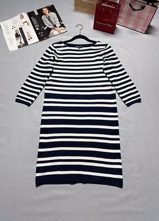 Стильное натуральное платье в полоску crew Towels clothing2 фото