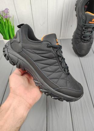 Кроссовки мужские осень - зима merrell thermo black orange2 фото