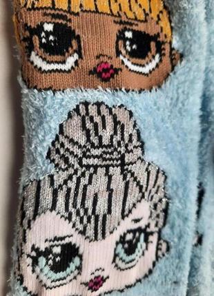 Носки носки плюшевые антискользящие lol surprise eur 35-382 фото