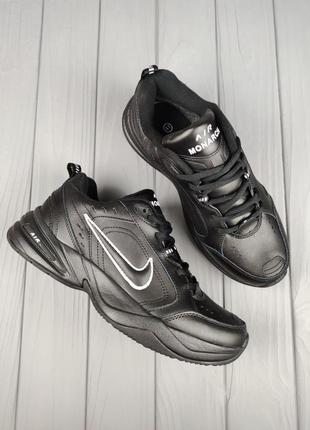 Кроссовки мужские осень - зима nike air monarch thermo black