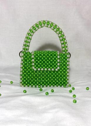 Сумка из бусинки 💚