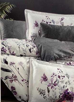 Набір постільної білизни la romano, premium satin, євро розмір.