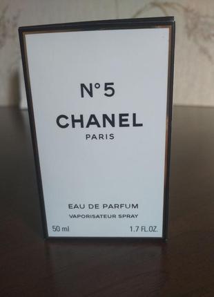 Парфюмерная вода chanel n.5 оригинал 50 мл новые