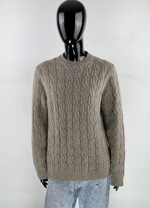 Стильный шерстяной свитер в стиле cos sandro maje