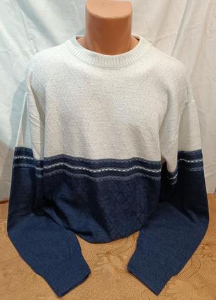 Чоловічий светр, джемпер. великий розмір. туреччина