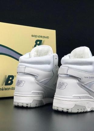 Кроссовки мужские осень — зима new balance 650 белые2 фото