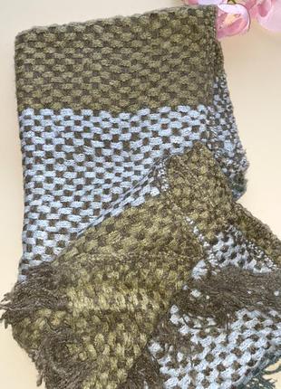 Теплый широкий шарф, машинная вязка, бренду с&amp;а/наза размер: one size2 фото