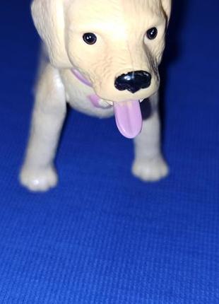 Mattel собака барби barbie bobble head dog с розовым бантом4 фото