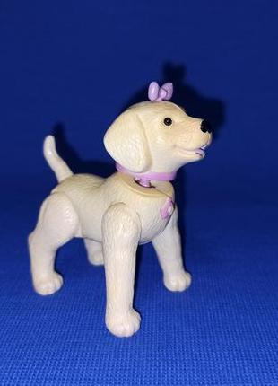 Mattel собака барби barbie bobble head dog с розовым бантом