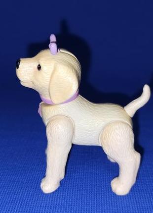 Mattel собака барби barbie bobble head dog с розовым бантом3 фото