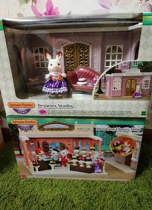 Sylvanian families silvanian family кухня мебель холодильник семья магазин бутик3 фото