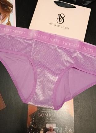 Акція від 3х шт оксамитові велюр трусики хіпстери рубчік s m l xl victoria's secret оригінал