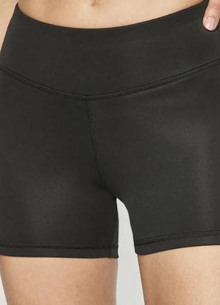 Шорты черные женские спортивные короткие шорты reebok xl,xxl