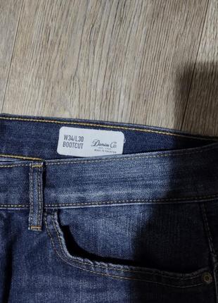 Мужские джинсы / denim co / штаны / брюки / мужская одежда / чоловічий одяг / синие джинсы /2 фото