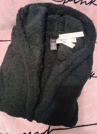 Новинка!ідея подарунка victoria's secret ультра-плюшевий халат з капюшоном xs s xl xxl оригінал4 фото