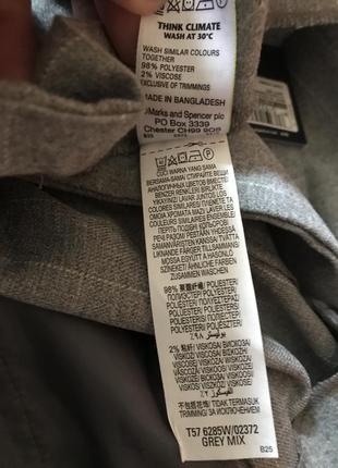 Зимние широкие брюки m&amp;s 52++7 фото