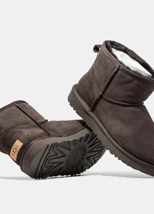 Мужские замшевые угги ugg classic mini