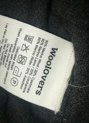 Кашемировый шерсть мерино мериноса кофта реглан саэтер свитер woolovers6 фото