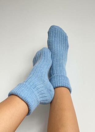 Теплі шерстяні шкарпетки з вовни2 фото