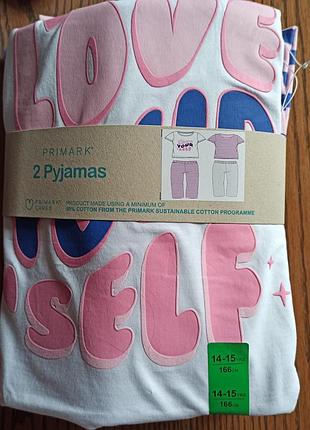 Хлопковые пижамы primark