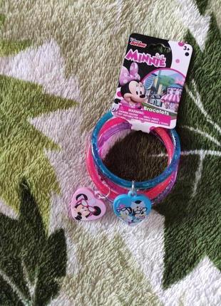 Детский набор браслетов мини маус disney