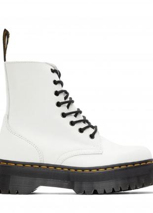 Ботинки dr. martens jadon smooth leather platform boots 15265100 (non zip!)2 фото