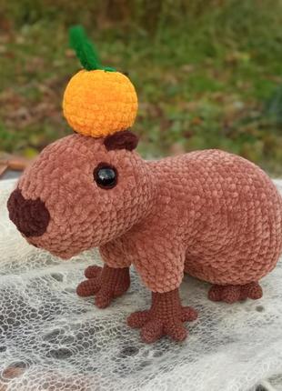 Капибара, игрушки крючком