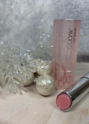 Оригінал бальзам для губ dior addict lip glow  відтінок 001 pink