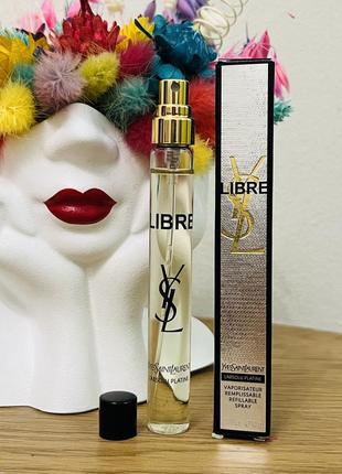 Оригинальный миниатюрный парфюм парфюм парфюмированный вода yves saint laurent libre l`absolu platine collector edition 2023