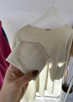 Удлиненный свитер с разрезами оверсайз кофточка туника кофта светер джемпер6 фото