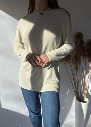 Удлиненный свитер с разрезами оверсайз кофточка туника кофта светер джемпер9 фото