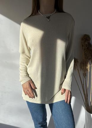 Удлиненный свитер с разрезами оверсайз кофточка туника кофта светер джемпер10 фото