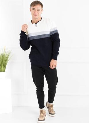 Мужской теплый зимний свитер джемпер светр зима