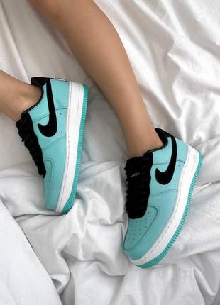 Женские кроссовки nike air force x tiffany2 фото