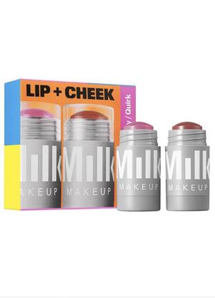 Лімітований набір популярних рум’ян у стіку milk makeup lip + cheek mvps cream blush stick set3 фото