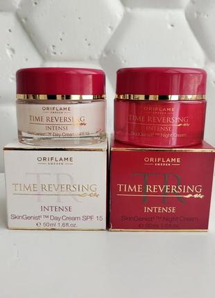 Регенерирующий крем для лица дневной ночной орифлейм time reversing intense day night  oriflame