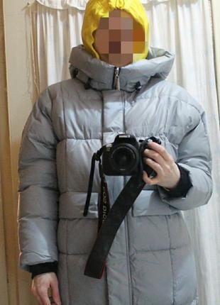 Пуховик новий с бірками карка пальто зимний длинный9 фото