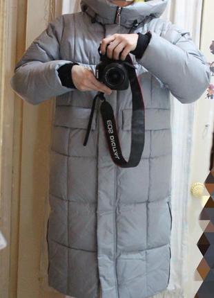Пуховик новий с бірками карка пальто зимний длинный10 фото