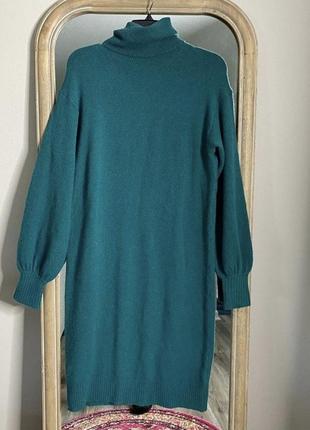 Дизайнерсь свитер платье полушерстяное (шерсть мериноса и альпака)2 фото