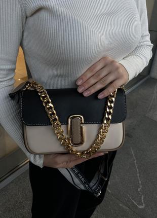 Жіноча чорна сумка з екошкіри люксової якості1 фото