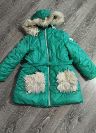 Зимняя курточка, пальто для девочки2 фото