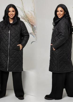 Жіноче осіннє зимове стьобане пальто куртка тепла,женское зимнее пальто стёганое тёплое,тепла куртка на зиму