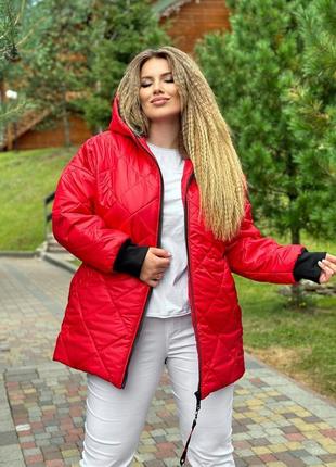 Женская зимняя куртка размеры 50-606 фото