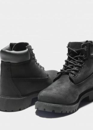 Чорні трендові черевики timberland